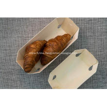 Disposable wooden baking tray